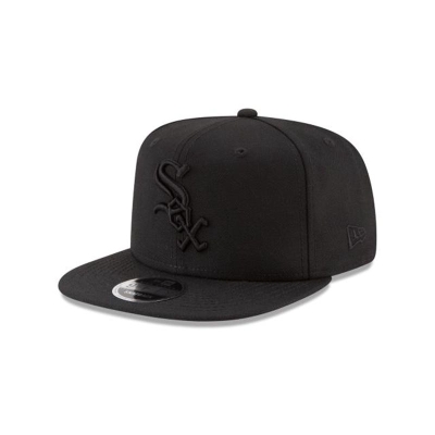 Sapca New Era Chicago White Sox MLB Black On Black High Crown 9FIFTY Snapback - Negrii